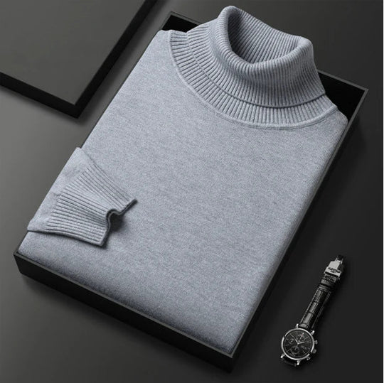 HOT SALE-49% OFF ✨Men's Solid Color Premium Turtleneck Sweater