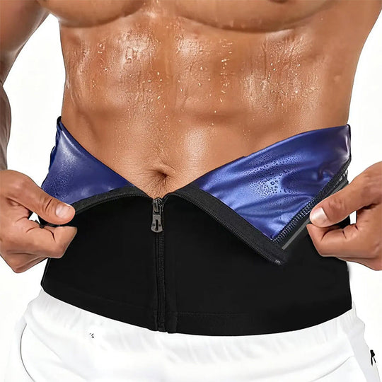 ✨New Arrival 50% OFF🏃‍♂️ Men's Waist Trainer Sweat Belt – Compression, Trimmer, Sauna Effect ✨