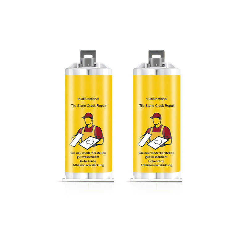 🔥Final 1-hour special!⏰Multifunctional Tile Stone Crack Repair Kit（Bonus Items: Pusher + Scraper + Round Sandpaper + Pigment*8）