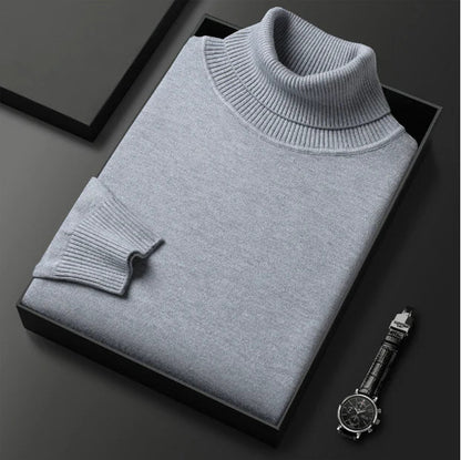 ⏳Black Friday Hot Sale!  ⏰Men's Solid Color Premium Turtleneck Sweater👔