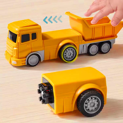 ⏰Christmas Sale 70% OFF!!🎁🔥Magnetic Transform Engineering Car Assembled Toys