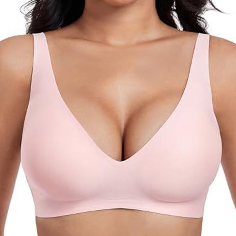 🌷Dámské pohodlné podprsenky Jelly Wireless, push-up braletky bezešvé, bezešvé, podprsenky s hlubokým V, podprsenky na každý den