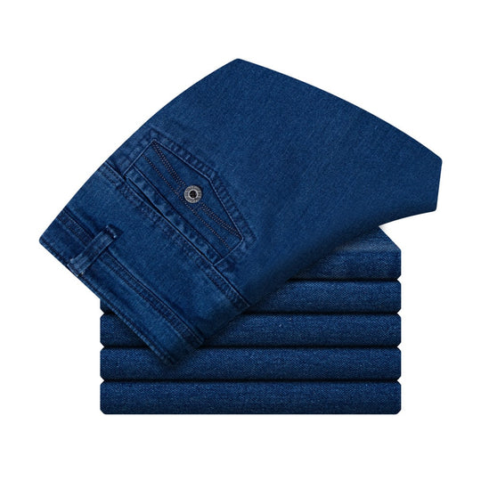 Men’s High Waist Straight Fit Jeans