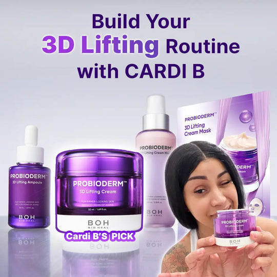 [Cardi B Pick] BIOHEAL BOH Probioderm 3D Lifting Cream 1.7 fl oz | Advanced Korean Facial   Night Cream with 17-Peptide Complex &   Probioderm for Wrinkles on Face and Neck,   Butter-Rich Texture for Perfect Slugging