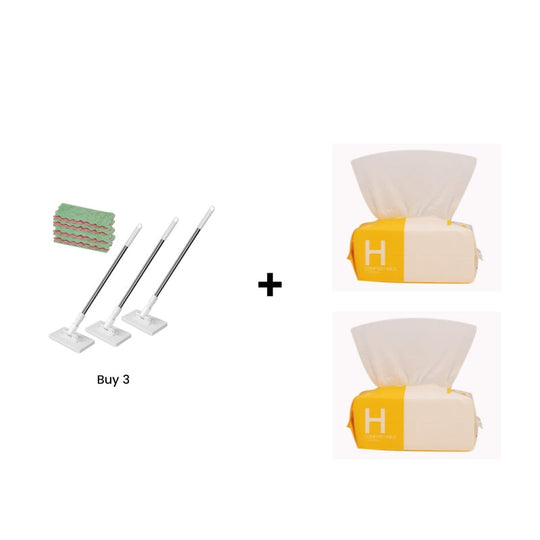 💦Viimeisen päivän myynnit 50% POIS🧹Kertakäyttöinen pölymoppi ja 4 uudelleenkäytettävää liinaa