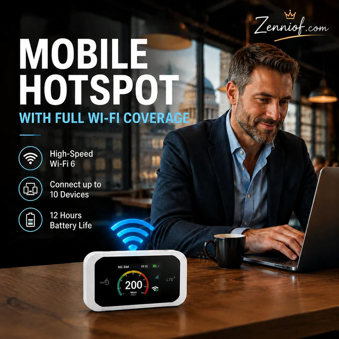 ⏳Time-Limited Special⏰Mobile Hotspot – Portable WiFi, full coverage anywhere. No contract, no setup. Stay connected on the go!