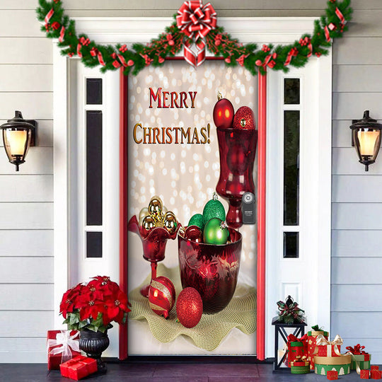 ⏳50% zniżki przez ograniczony czas⏰Dekoracja drzwi wejściowych na Boże Narodzenie🎅