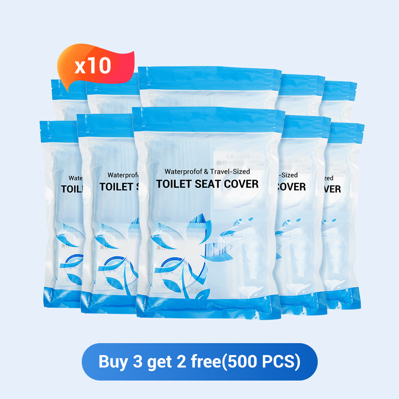🎁2025 Hot Sale🎁- 49 % RABATT💥 Engangs plasttoalettsetetrekk - Ingen bekymring for offentlige toaletter lenger👋