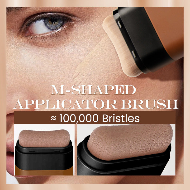 🔥Venta caliente 49% de descuento🔥Base de maquillaje en barra con corrector instantáneo y brocha incorporada