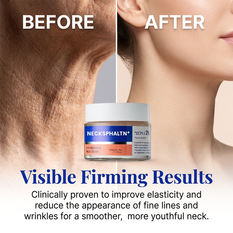 Necksphalt ECM Neck Barrier Cream | Anti-aging Cream, Firming Wrinkles, Skin Lifting | Korean Cosmetics | 1.7 fl oz (50 ml)