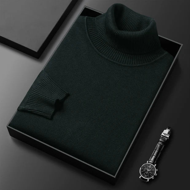 HOT SALE-49% OFF ✨Men's Solid Color Premium Turtleneck Sweater