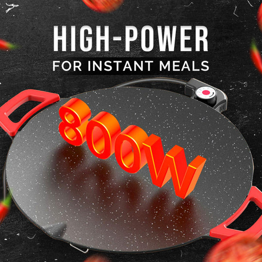 ⏳Offre spéciale à durée limitée⏰Poêle à griller électrique antiadhésive d'intérieur🍳