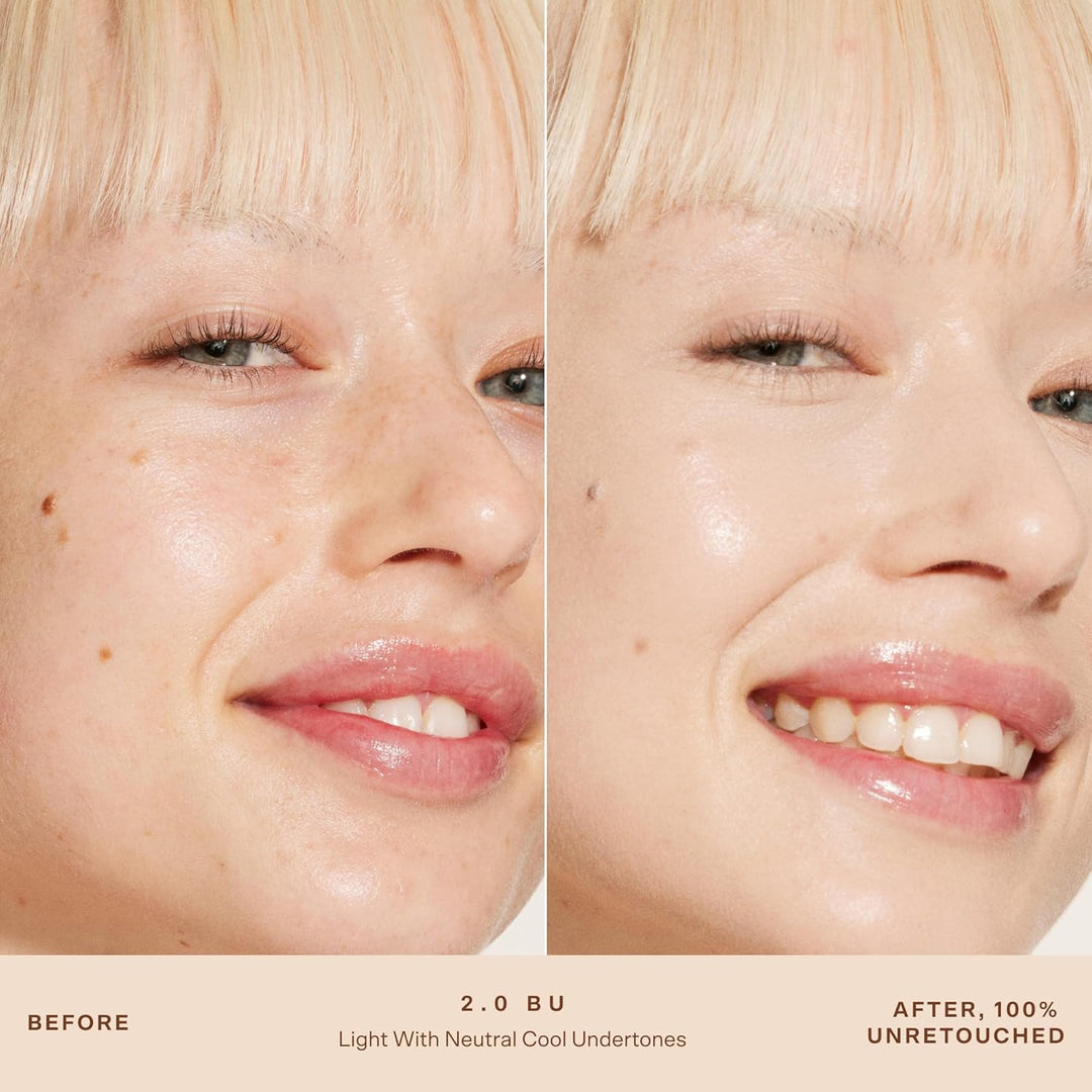 Tower 28 Swipe Serum Concealer - Hydrating Medium-Full Coverage Concealer + Under Eye Brightener - Skin Care Infused Makeup with Hyaluronic Acid + Soothing Centella - 2.0 Fair/Neutral Cool (0.22 oz)