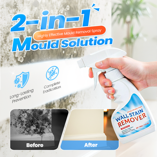 ⏰🔥Dernière heure spéciale !🔥Spray anti-moisissures très efficace - Empêche la réapparition des moisissures.✅Préservez votre santé et celle de votre famille🧑‍⚕️