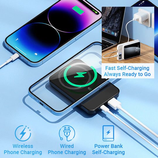 🔋 50% OFF NOW! ⚡ 10000mAh Ultra Slim Fast Charge Power Bank – Compact Design, Dual USB Ports & LED Indicator 📱