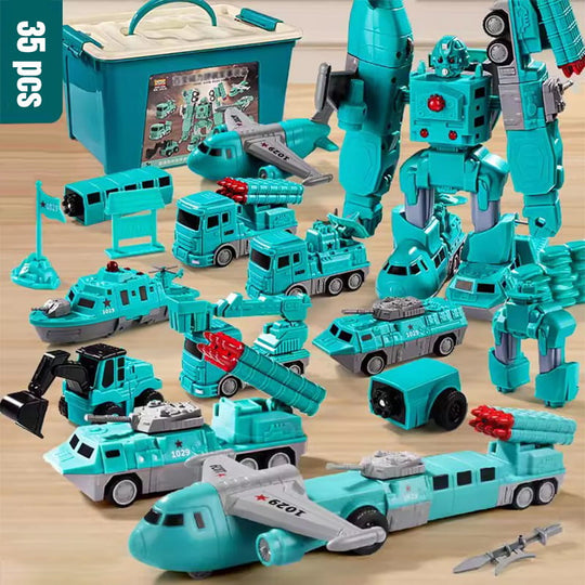 ⏰Julesalg 70% RABATT!!🎁🔥Magnetisk transformasjonsteknikkbilmonterte leker