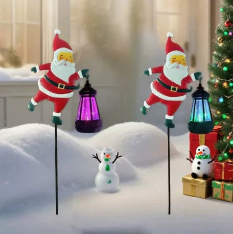 🎅Świąteczna lampa solarna na czajnik &  Kolekcja dekoracji ogrodowych z latarniami