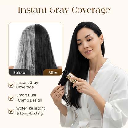 ✨2-in-1 Convenient Hair Dye Comb For Gray Hair（75% OFF）