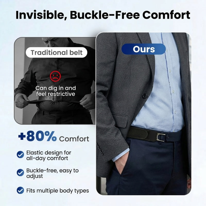 🔥Hot  Sale 50% OFF!!✨ No Buckle Elastic Belt for Men & Women