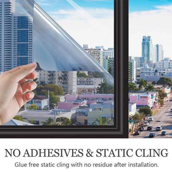 Heat-Insulating Privacy Film – UV Protection, Easy Application & Perfect for Home & Office