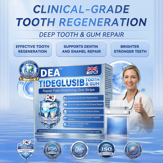 DEA® 🦷 Tideglusib Fast‑Dissolving Tooth & Gum Repair Oral Strips 💥🎉