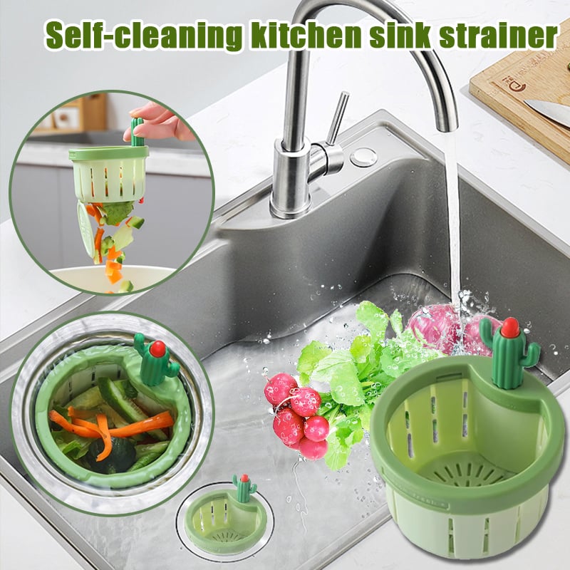 🔥2026 SALE - Self-Cleaning Kitchen Sink Strainer
