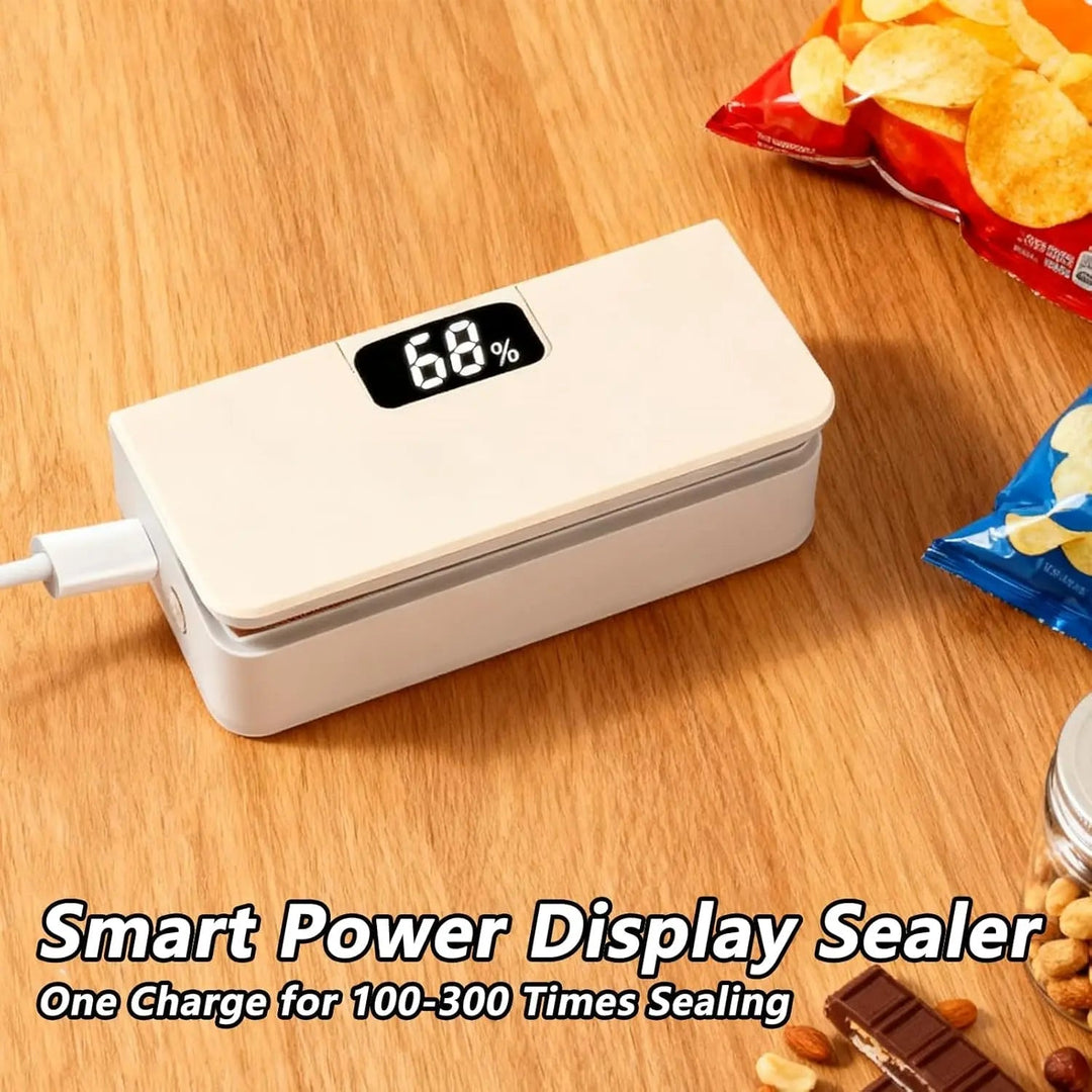 🔥Limited Time Special Price  ⚡Rechargeable 2-in-1 Mini Bag Sealer with Cutter