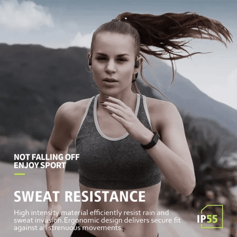 🎧 50% OFF NOW! 🔥 2025 NEW Bone Conduction Headphones - Open-Ear Design for Safe Listening, Sweatproof & Comfortable for Sports/Running 🏃‍♂️✨