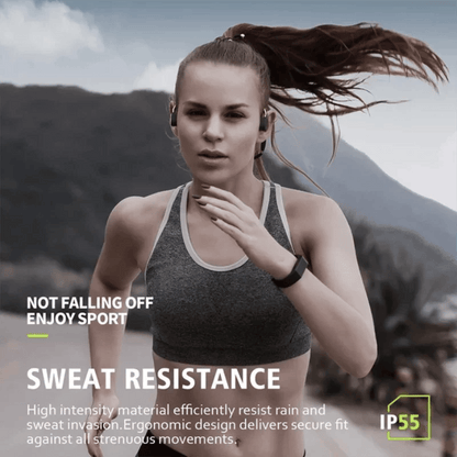 🎧 50% OFF NOW! 🔥 2025 NEW Bone Conduction Headphones - Open-Ear Design for Safe Listening, Sweatproof & Comfortable for Sports/Running 🏃‍♂️✨