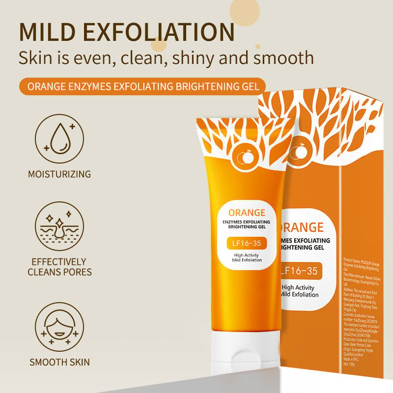 🔥Limited Time Free Shipping !!!🎉Orange Enzyme Active Mild Body Exfoliator – Radiant Skin with Orange Extract🍊