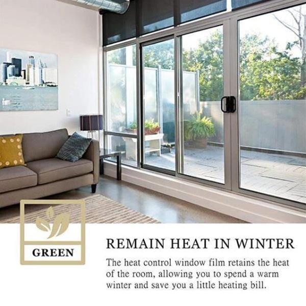 Heat-Insulating Privacy Film – UV Protection, Easy Application & Perfect for Home & Office