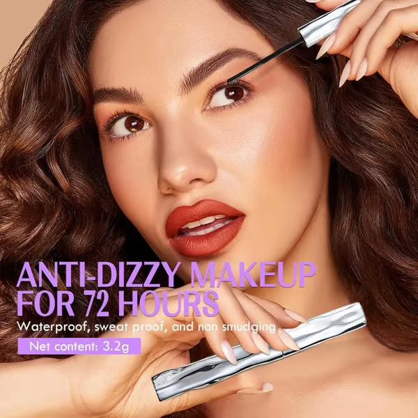Eyelash Primer,Tubular Eyelash Primer,WaterproofLong Curling Mascara,Natural And Non-Smudged