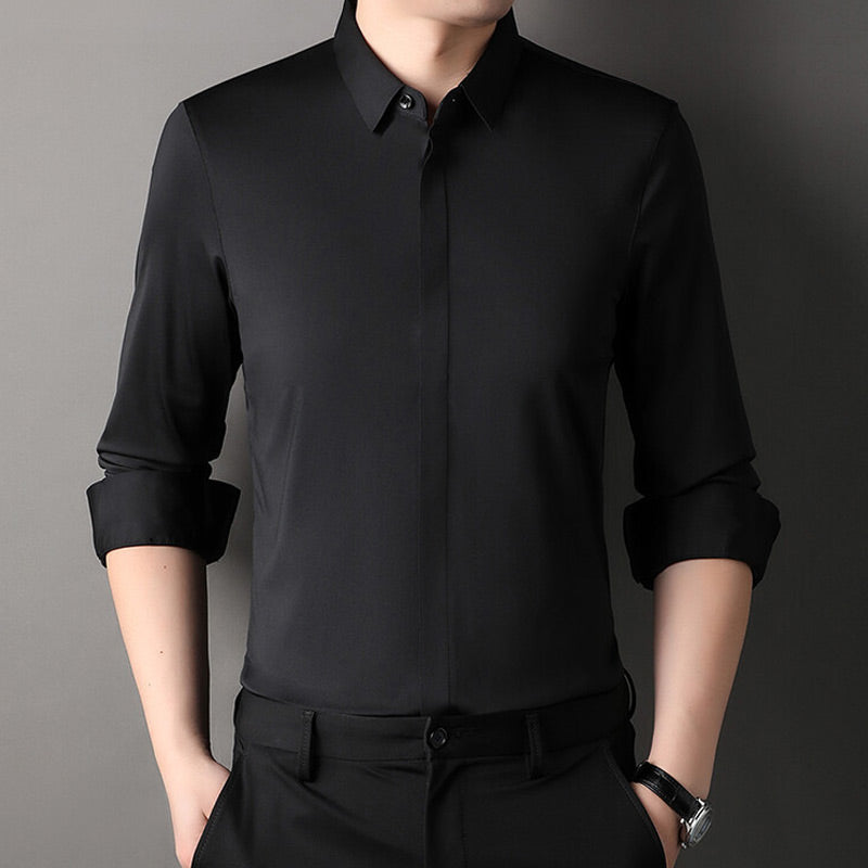 🔥2025 HOT SALE🔥Men's Wrinkle-Free Button-Down Shirt
