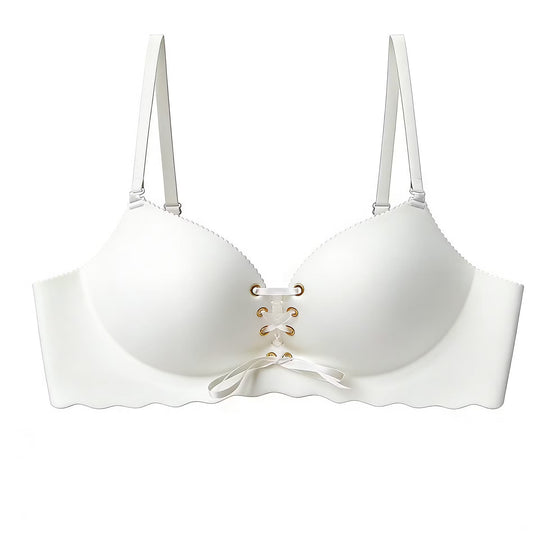 Drawstring Push Up Bra | Instant Cleavage & Anti-Sagging |  Wireless Strapless Bras Comfort Bra