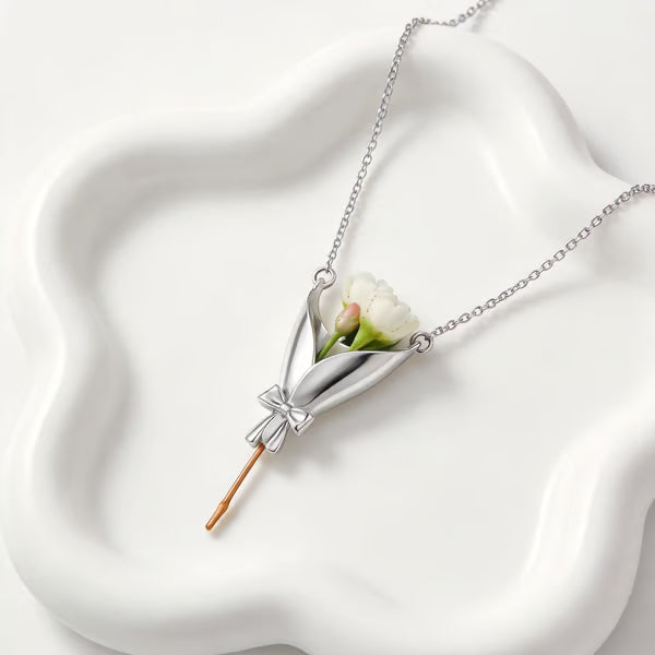 💕 New Arrival 💕Flower Bouquet Necklace
