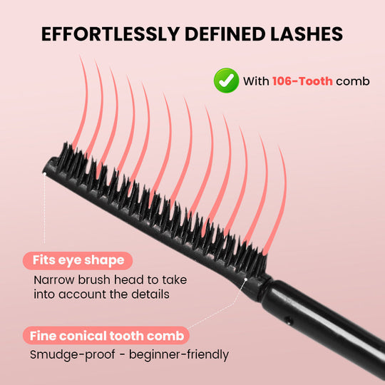 💜LAST DAY - BUY 1 GET 1 FREE💜Waterproof and Non-Smudging Lengthening And Curling Long-lasting Mascara
