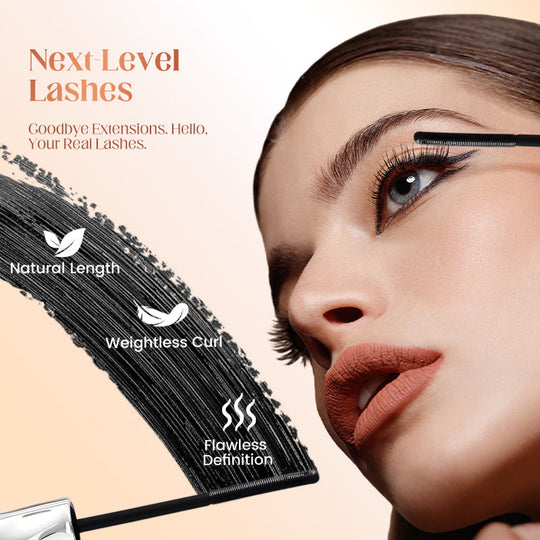 🥳2026 HOT SALE🥳💞50K+ SOLD!👁️✨ All-Day Beautiful Lashes, Smudge-Proof! Waterproof Fiber Mascara for Natural Volume. 💖💃