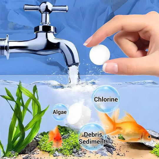 🔥Der Preis wird in Kürze wiederhergestellt!♻️💧Leistungsstarke Aquarienwasserreinigungstablette