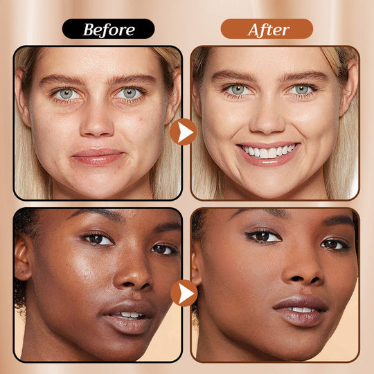 🔥Venta caliente 49% de descuento🔥Base de maquillaje en barra con corrector instantáneo y brocha incorporada