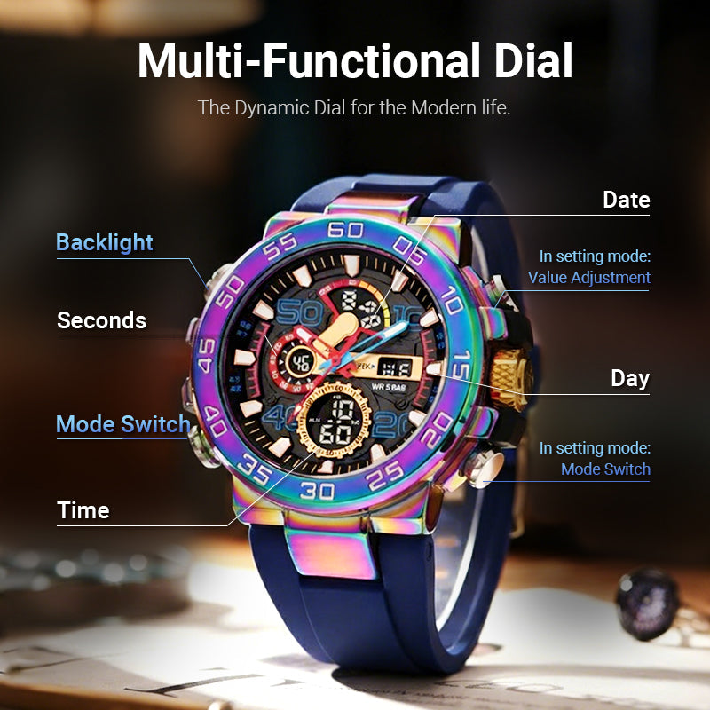 Multifunktionale wasserdichte LED-Digitaluhr