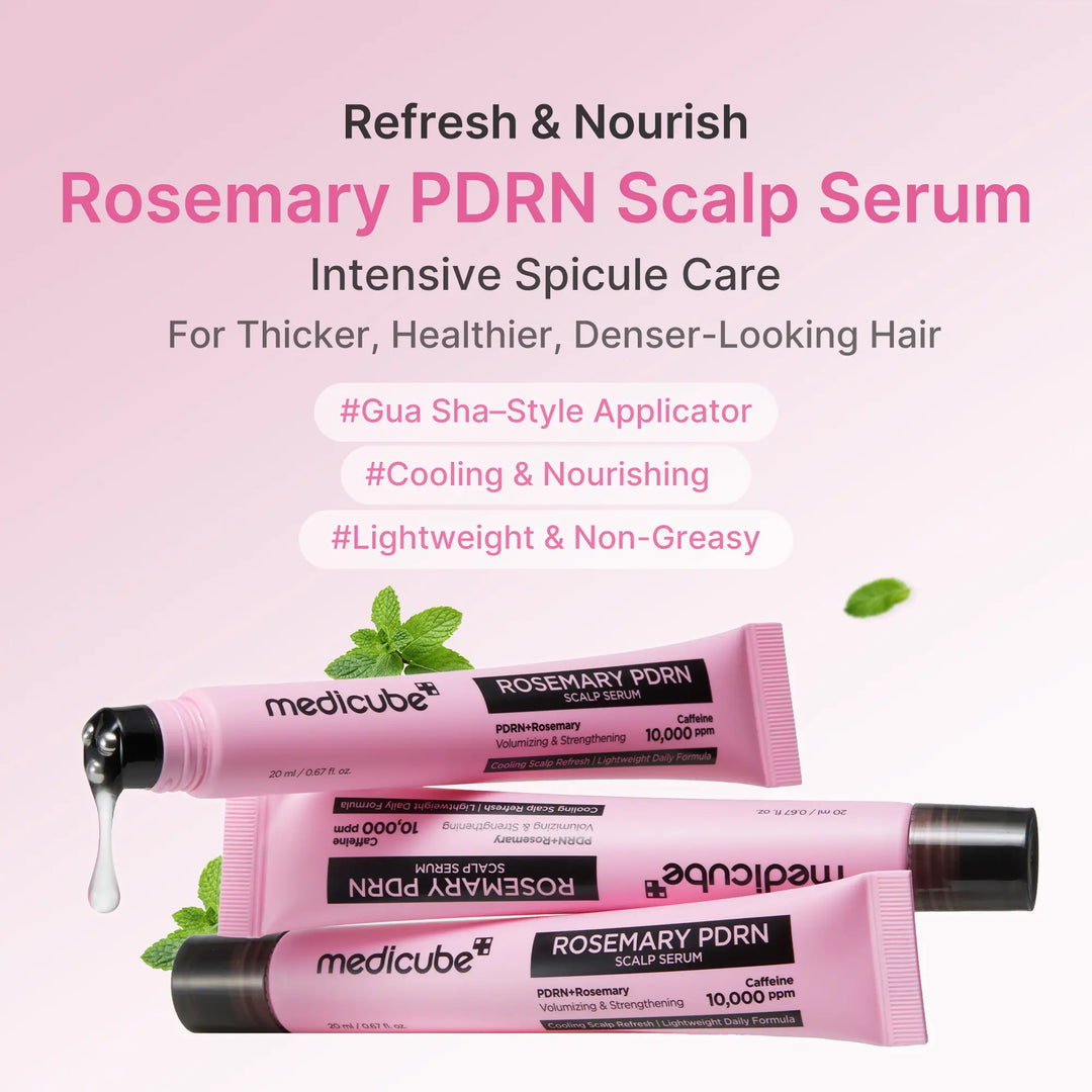 [medicube]Rosemary PDRN Spicule Scalp Serum (20ml) | Dry&Oily,Flaky-lookingScalp1 KoreaHairCare,FreefromParabens,Silicones, Sulfates