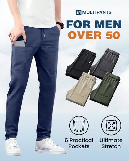 ⚡Over 50,000 sold！🏆MultiPants – High Stretch Multi-pocket Durable Cargo Pants