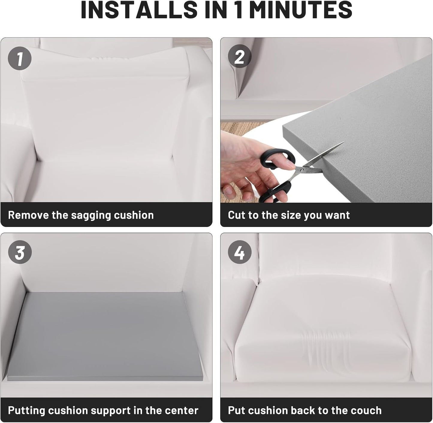 ⏰SPESIALPRIS SISTE DAGEN⚡🛋️Sofaputestøtte for hengende sete