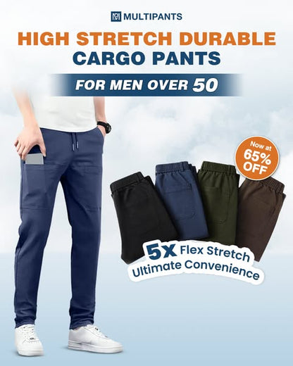 ⚡Over 50,000 sold！🏆MultiPants – High Stretch Multi-pocket Durable Cargo Pants
