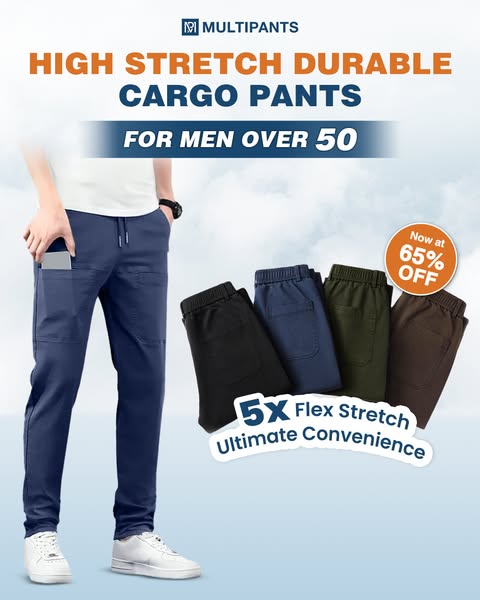 ⚡Black Friday Sale 40% OFF🏆MultiPants – High Stretch Multi-pocket Durable Cargo Pants