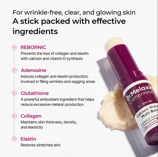 [Dr.Melaxin Officiell] Cemenrete Calcium Multi Balm | Anti-aging, Slapphet, Rynkor | Koreansk Kosmetika