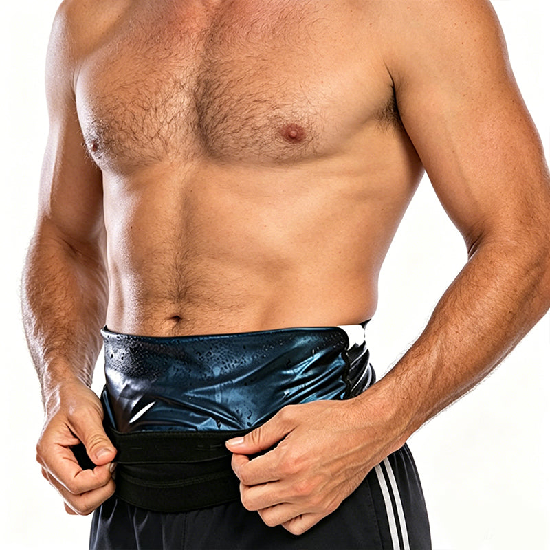 ✨New Arrival 50% OFF🏃‍♂️ Men's Waist Trainer Sweat Belt – Compression, Trimmer, Sauna Effect ✨