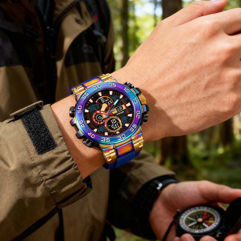 Multifunctional LED Waterproof Digital Watch