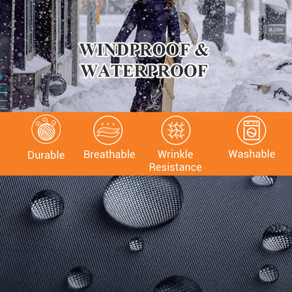 ✨Damenmode, mittellanger Parka 🧥 – Strickärmel mit Patchwork-Design für Herbst und Winter, schmeichelhafte Passform für kalte Tage