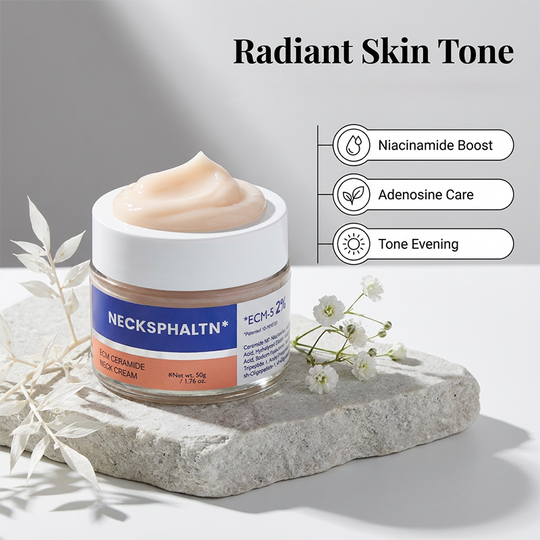 Necksphalt ECM Neck Barrier Cream | Anti-aging Cream, Firming Wrinkles, Skin Lifting | Korean Cosmetics | 1.7 fl oz (50 ml)